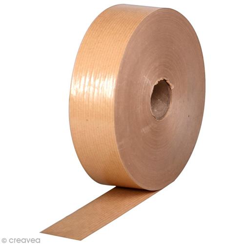 Rouleau de kraft gommé Brun - 4 cm x 200 mètres