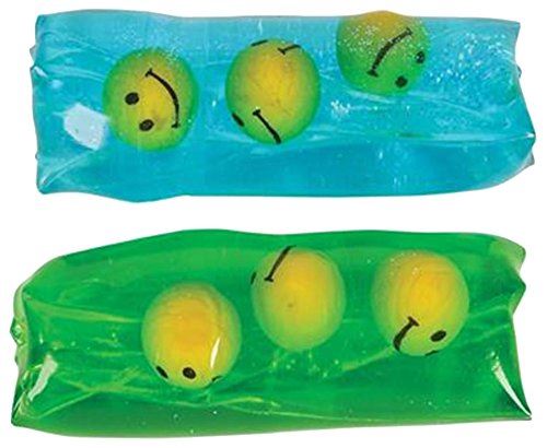 Rhode Island Novelty 4 Smiley Face Water Wiggler Pretend Play Toy Products