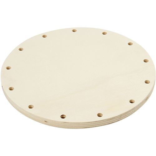 Creotime modèle de tissage panier 18 x 1 cm bois vierge