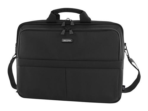 Dicota Multi SCALE 15.6 Sac Messenger Noir - Sacoches d'ordinateurs portables (Sac Messenger, 39,6 cm (15.6), Sangle épaule, 830 g, Noir)