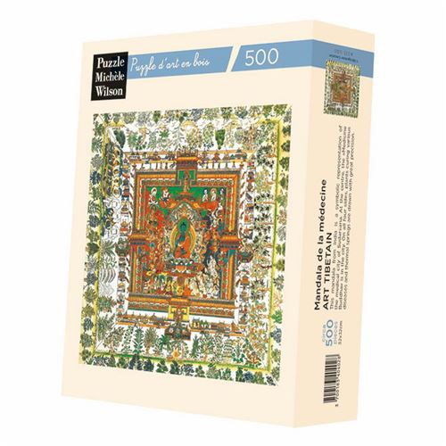 Puzzle 500 pièces MANDALA DE LA MEDECINE Puzzle Michele Wilson Multicolore