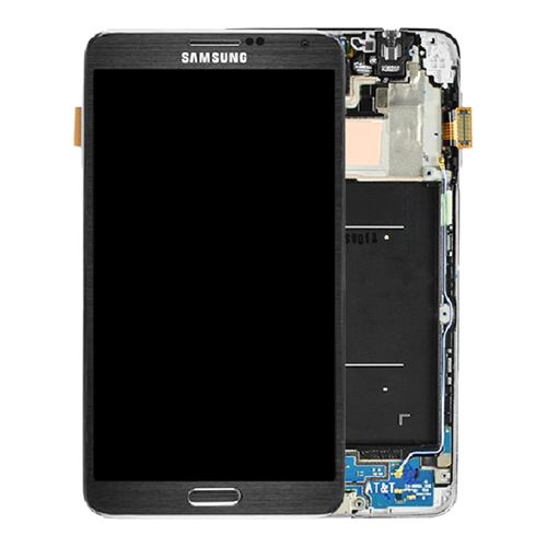 Ecran tactile + LCD gris avec châssis de remplacement pour Samsung Galaxy Note 3 Mini Lite (N7505)