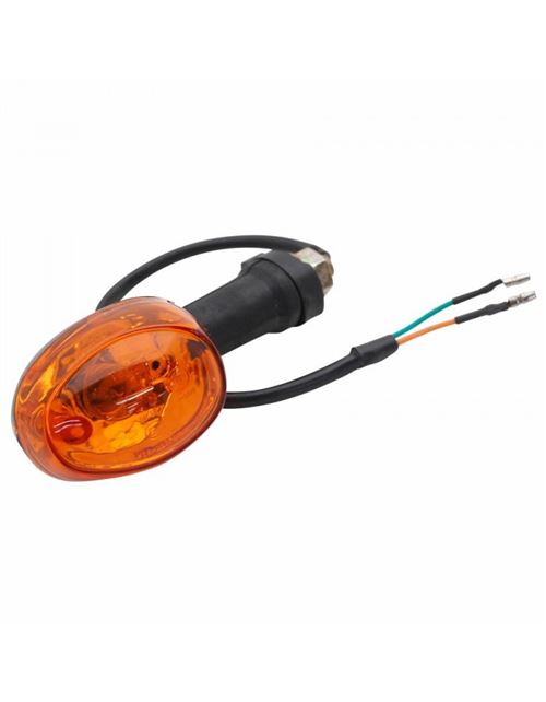 Clignotant scoot adaptable scoot 50 chinois gy6, 139 qmb, qt9 ar gauche orange -homologue ce- -p2r-