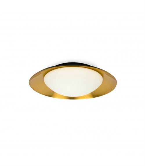 Plafonnier design LED Side D39 cm - Noir/Cuivre