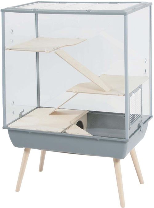 Comparer les prix de Zolux - Cage pour rongeurs Nevo royal 77 cm Gris