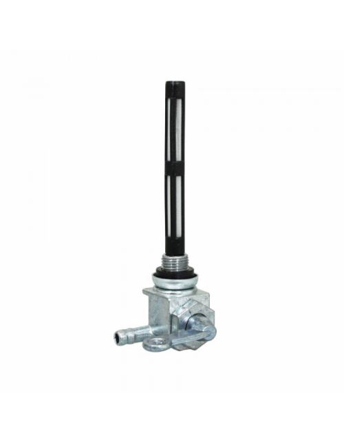 Robinet essence cyclo adaptable mbk 51, 41, club (moteur av10) en alu avec reserve -selection p2r-