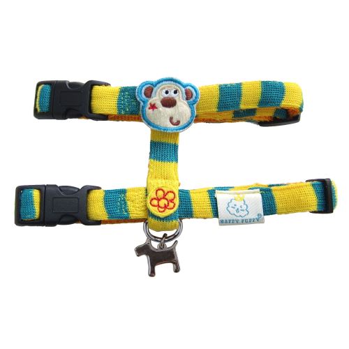 Pet Brands - Harnais singe pour chiens HAPPY PUPPY (M) (Jaune) - UTVP2537