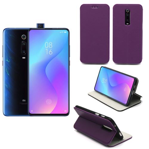 Housse Xiaomi Mi 9T / Mi 9T PRO violette - Etui Coque Xiaomi Mi9T / Mi9T PRO antichoc à rabat Smartphone 2019 - Accessoires Pochette Case XEPTIO
