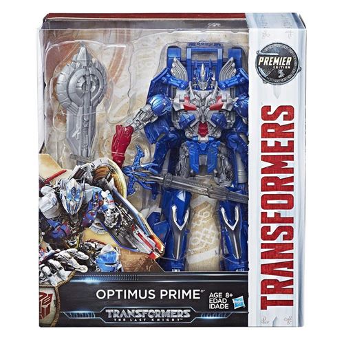 Transformers Hasbro The Last Knight – Premier Edition – Leader Class – Optimus Prime – Figurine 22,5 cm