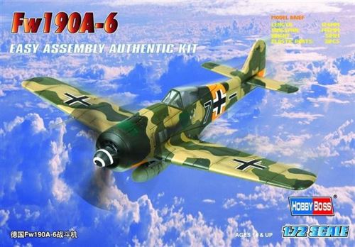 Germany Fw190a-6 Fighter - 1:72e - Hobby Boss