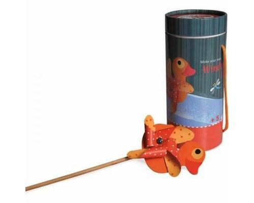 Kit créatif enfant pour fabriquer un moulin à vent