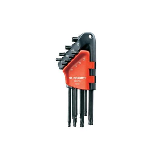 Jeu De 8 Clés Mâles Facom Tamper Torx-Torx à Tête Sphérique