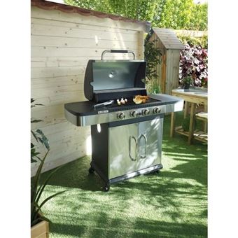 GRILL GARDEN Barbecue a gaz 4 brûleurs Fonte émaillée 62 GRILL GARDEN Barbecue a gaz 4 brûleurs Fonte émaillée 62