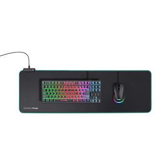 Trust Tapis De Souris Avec éclairage Rvb Et Texture De Surface Glide-flex Rgb Ta