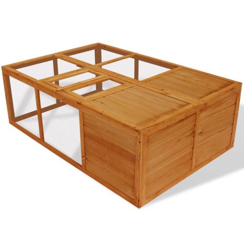 Volailles Poulailler pliable en bois