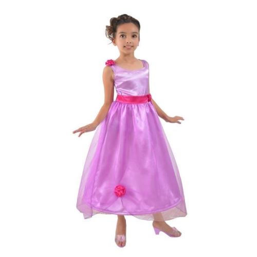 Cesar déguisement princesse léa - satin - roses, taille 8 10 ans cesar group f667-004