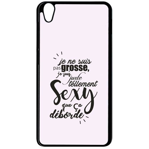 Coque Lenovo S850 Je Ne Suis Pas Grosse Fond Rose Pale