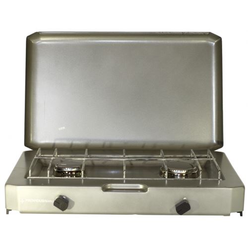 Rechaud camping gaz 2 feux pour bouteille de gaz 13 kg