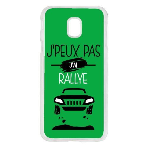 Coque j peux pas j ai rallye 11 compatible galaxy j3 2017 transparent