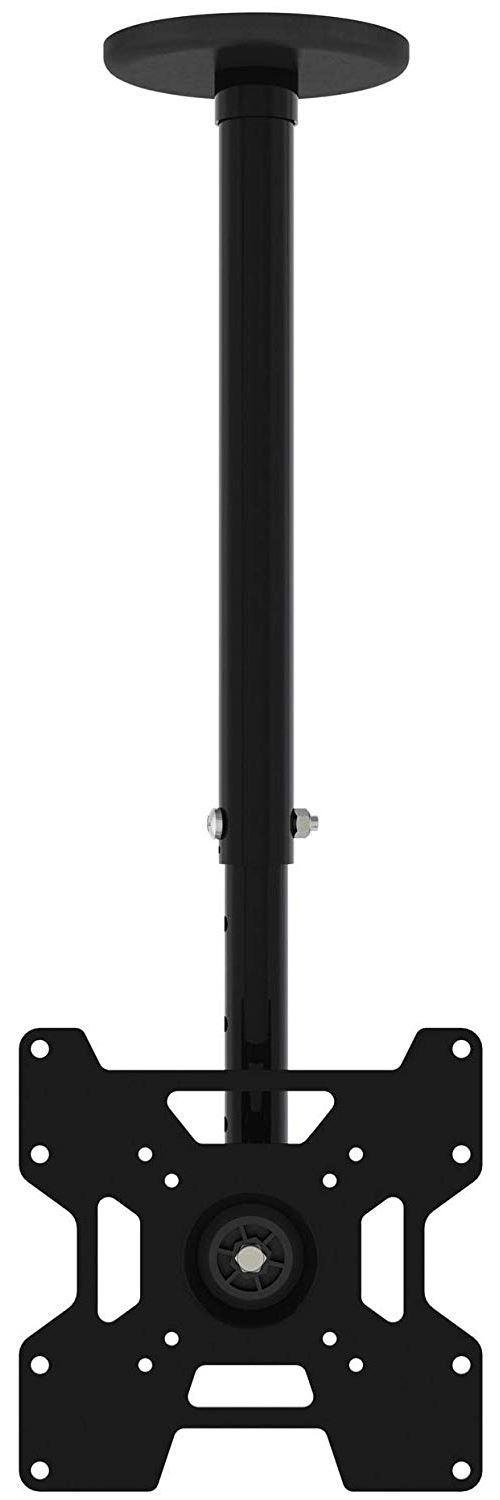 Techly Ica-cplb-906 37 Noir Support Plafond D'écrans Plats - Supports Plafonds D'écrans Plats (45 Kg, 58,4 Cm (23), 94 Cm (37), 75 X 75 Mm, 200 X 200 Mm, Noir)