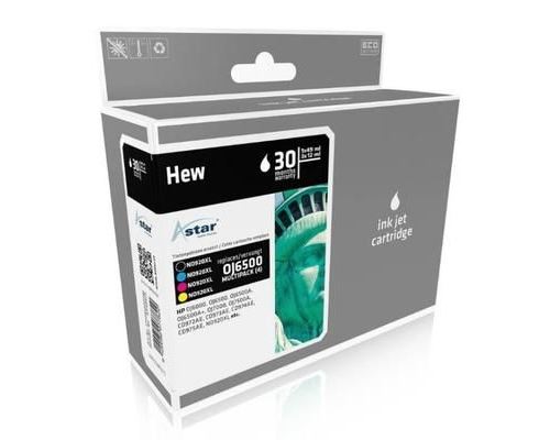 Astar - Pack de 4 - noir, jaune, cyan, magenta - compatible - cartouche d'encre (alternative pour : HP 920XL) - pour HP Officejet 6500, 6500 E709a, 6500 E709c, 6500A, 6500A E710a, 7500A