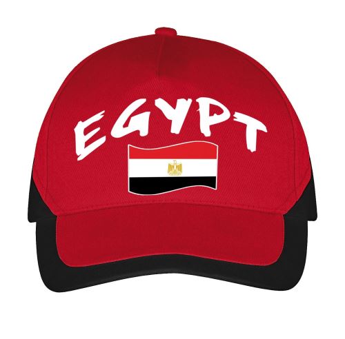Supportershop Egypte Casquette Football, Rouge, FR : Taille Unique réglable