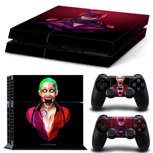 Autocollant Stickers Skin de Protection pour Console et Manette Sony Playstation PS4 - Batman #32