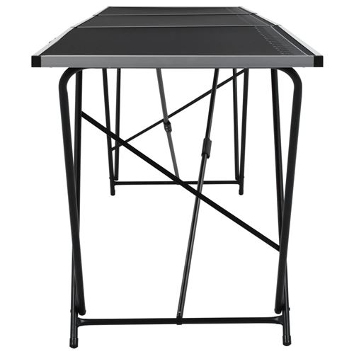 vidaXL Table à Coller de Papier Peint Aluminium et Acier Table à Tapissier 