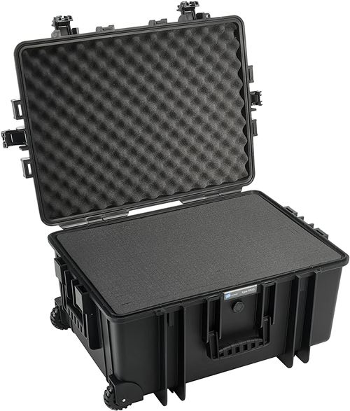B&W Coffret outdoor type 6800 noir avec insert mousse