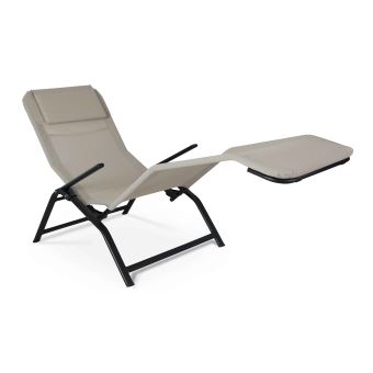 Transat A Bascule Beige Mobilier De Jardin Achat Prix Fnac