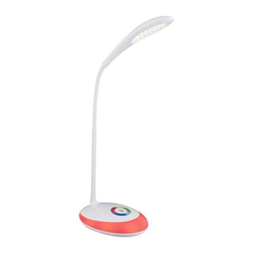 GLOBO LIGHTING Lampe a poser - Plastique - Changeur de couleurs - 30x11x48 cm - Blanc et satiné