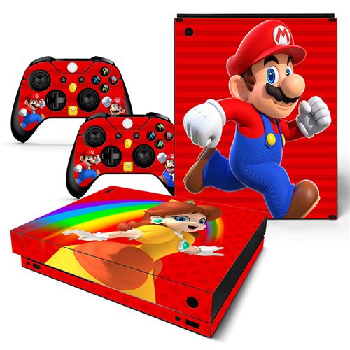 Autocollant Stickers de Protection pour Console et Manette Microsoft Xbox X - Super Mario (TN-XBONEX-0460)