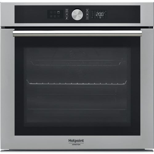Hotpoint Ariston FI4 854 P IX HA - Four - intégrable - largeur : 59.5 cm - profondeur : 56.4 cm - hauteur : 59.5 cm - avec système auto-nettoyant - classe A+ - acier inoxydable