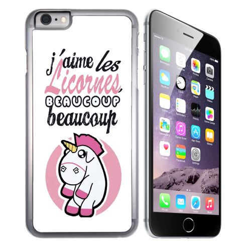 Coque pour iPhone 6 Plus et iPhone 6S Plus licornes