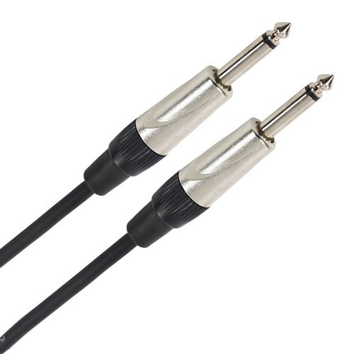 Plugger Câble Jack mâle/mâle mono 10 m Noir