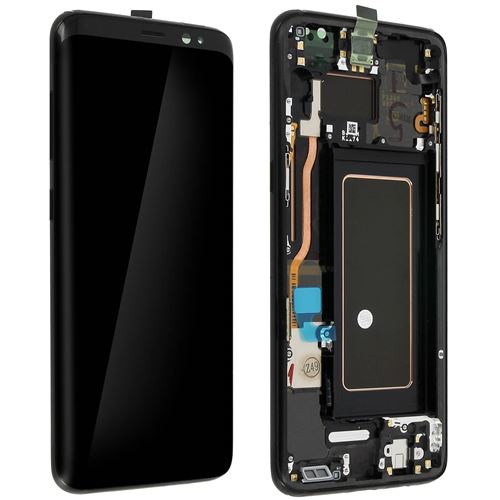 Ecran LCD pour Galaxy S8 Vitre Tactile Bloc écran complet Original Samsung Noir