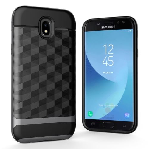 Galaxy J5 (2017) Coque Protection TPU Combinaison Effet Diamant Gris ALS51772