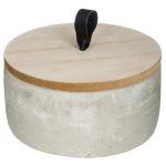 Bougie Parfumée Couvercle Béton 280g Bois de Gaïac