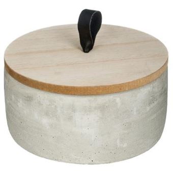 Bougie Parfumée Couvercle Béton 280g Bois de Gaïac