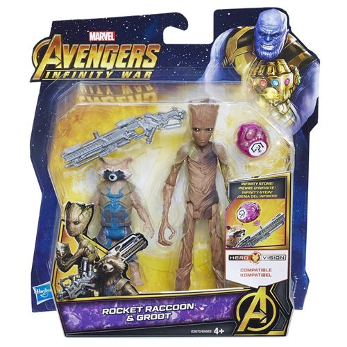 Marvel Avengers – Figurine Deluxe avec gemme et Accessoire (Hasbro e0563eu4), Multicolore