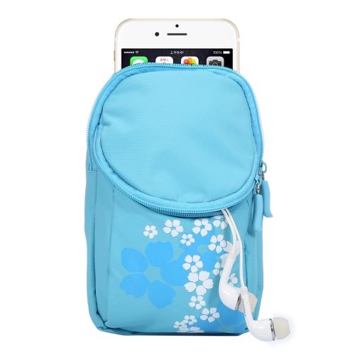 ZTE Blade V7 Lite Pochette Nylon Universel Bleu 15.0 x 9.5 x 2.0cm ALS49867