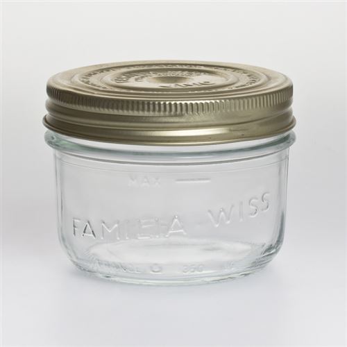 LE PARFAIT 1659601 Lot de 6 terrines en verre - 350g - D 100 Familia - Transparent