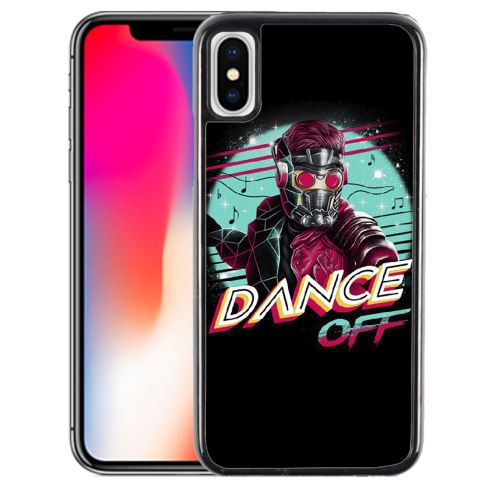 Coque pour iPhone XS gardiens galaxie star lord dance