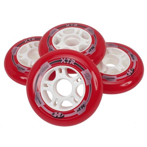 Roues de roller Hyper Xtr 90 mm/84a rge pack4 Rouge taille : UNI réf : 12765
