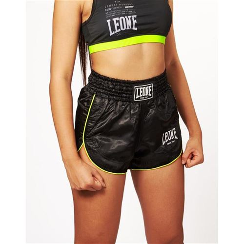 Short de boxe Leone femme basic-S-Noir-S--S-Noir--------------Noir-