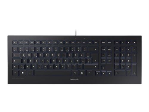 CHERRY Strait Black 3.0 USB QWERTZ German - Claviers (Standard, Wired, USB, QWERTZ, Black)