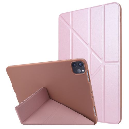 Etui en PU + TPU origami avec support rose pour votre Apple iPad Pro 11 pouces (2020)