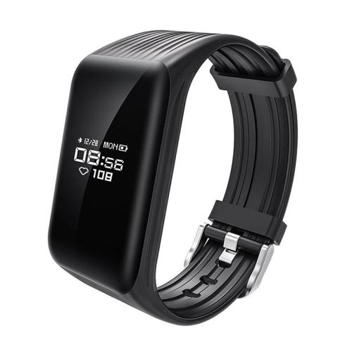 Smart Bracelet Sports moniteur de fréquence cardiaque Noir