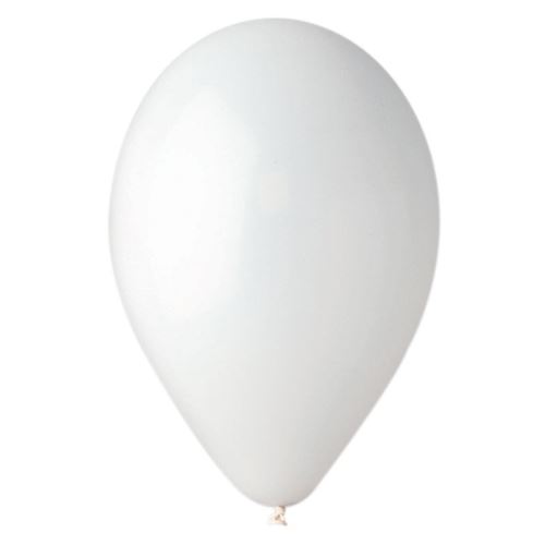 50 ballons latex blanc biodégradable 30cm - 110104