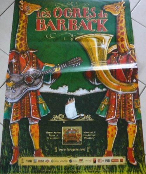 Les Ogres De Barback - 70x100 cm - AFFICHE / POSTER